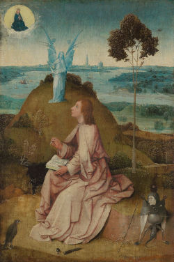 St. John on Patmos by Hieronymous Bosch